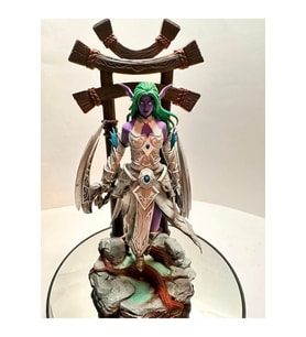 Warcraft Tyrande Whisperwind Figür WOW Night Warrior Figür Büyük Boy 25CM