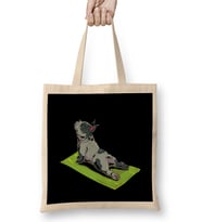 French Bulldog Yoga Bez Çanta Uzun Saplı