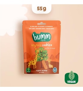 Nessiworld  Humm Organik Vegan Portakallı Kurabiye 55 Gr