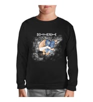 Death Note - Upside Down Siyah Çocuk Sweatshirt