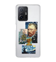 Xiaomi Mi 11T - 11T Pro Uyumlu Van Gogh ve Sanatsal Tablolar Tasarımlı Şeffaf Telefon Kılıfı