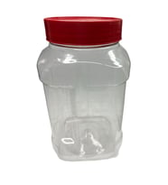 1400ml pet şeffaf gıda kavanozu, 12 adet, pet kavanoz, gıda kavanozu, baharat kavanozu, şeffaf kavanoz