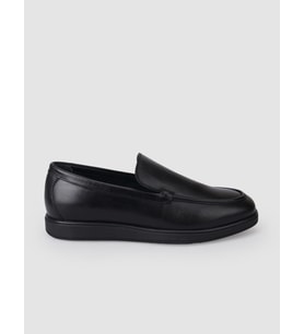 %100 Hakiki Deri Siyah Erkek Loafer