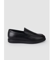 %100 Hakiki Deri Siyah Erkek Loafer