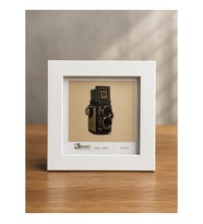 Dekoratif Çerçeve 10x10 cm - Ahşap Arkalıklı Masaüstü Sanat Çerçeve