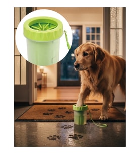 Orta ve Büyük Irk Köpekler İçin Silikon Pati Temizleme Kabı
