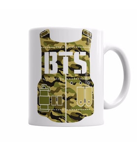 BTS ARMY LOGO Kupa Bardak Porselen