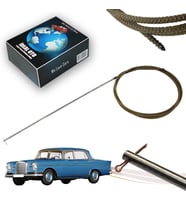Mecedes W110 / W112 Limuzin 1959-1967 1107800089 İçin Sunroof Teli (Tüylü; Ses Yapmaz)