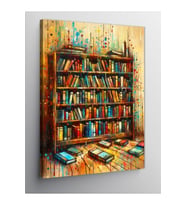 Kanvas Tablo Kitaplık Ve Bilgelik 50 X 70 Cnvsdkey-126534-50-70