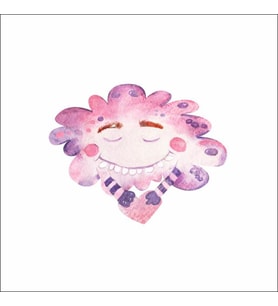 Sevimli Uzaylılar Sticker 5 Duvar Sticker 30x25 CM