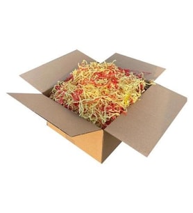 Zikzak Kırpık Kağıt Dolgu Malzemesi -Sarı Kırmızı - 250Gr.
