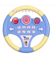 Baby Eğitici Sesli Müzikli Eğlenceli Direksiyon Mavi (Karışık)