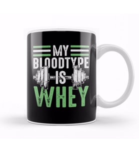 Gym Bodybuilding Quota Workout Fitness Power Kupa Bardak Porselen