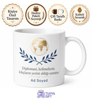 Uluslararası İlişkiler Okuyanlara Diplomatik Çözümler Siyaset Kupa Hediye Bardak