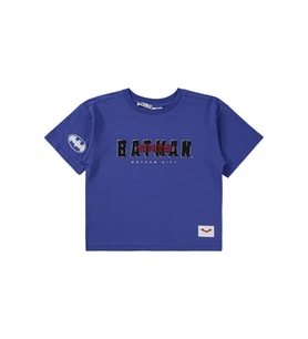 Batman Erkek Çocuk Tişört 6-9 Yaş Saks (SAKS MAVI)