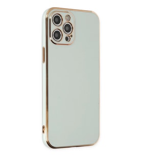 Newface Apple iPhone 12 Pro Kılıf Volet Silikon - Açık Yeşil