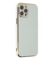 Newface Apple iPhone 12 Pro Kılıf Volet Silikon - Açık Yeşil