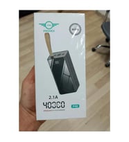 p40 göstergeli 2.1 A 40000 Mah Powerbank Taşınabilir hızlı şarj Powerbank