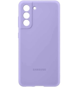 Galaxy S21 FE ile Uyumlu Silikon Kılıf Mor EF-PG990TVEGWW