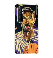 Xiaomi Mi Note 10 LITE Uyumlu Kobe Bryant Tasarımlı Şeffaf Telefon Kılıfı