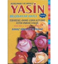 Yasin Açıklamalı ve Mealli Bilgisayar Hatlı Fihristli (Orta Boy Sarı)