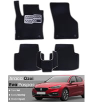 SEAT LEON KL (2020-2024) Uyumlu EVA Paspas Tam Set–Oto Paspas,Araca Özel,Kolay Montaj