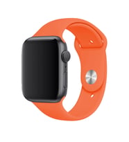 Apple Watch Uyumlu Silikon Kordon 2 3 4 5 6 Seri 38 - 40 Mm Pudra Pembe