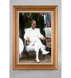 Çerçeveli Paspartulu Atatürk Tablo a364 (Gold)