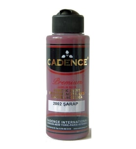 Cadence Premium Akrilik Boya 120 ml. 2002 Şarap 
