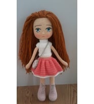Kumral Bebek Amigurumi Organik Oyuncak