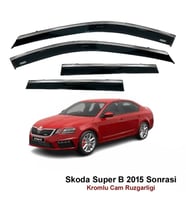 Skoda Süper B Kromlu Cam Rüzgarlığı Niken 2015 Sonrası