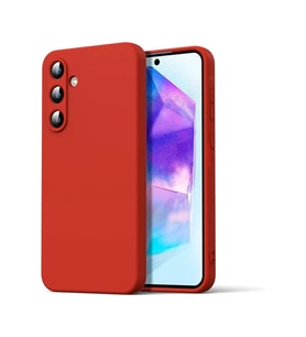Northcity Samsung Galaxy A16 5G Uyumlu Kılıf Nano içi Kadife Silikon - Kırmızı