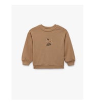 Koton 26YY59003183 Kahverengi Erkek Bebek Sweatshirt 6SMB10134TK