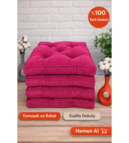 SİLİKONLU FİTİLLİ SANDALYE MİNDERİ