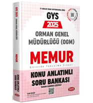 2025 GYS Orman Genel Müdürlüğü Memur Konu Anlatımlı Soru Bankası Data Yayınları