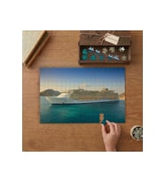 Kruvaziyer Gemisi Tasarımı 240 parça Ahşap Puzzle Ahşap Kutuda MP06983