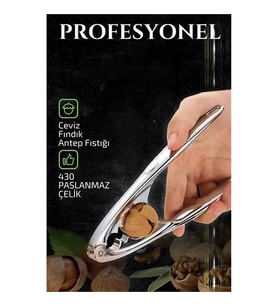 TransForMacion  Fındık Ceviz Kırıcı 304 Paslanmaz Çelik Mink Design 721063