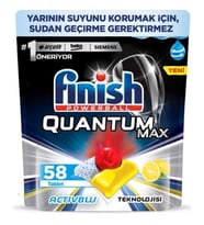 Finish Quantum Max Bulaşık Makinesi Deterjanı Limonlu 58 Kapsül