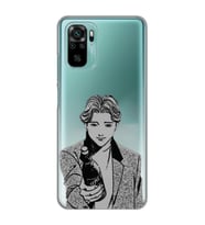 Xiaomi Redmi Note 10 / Note 10S Uyumlu Anime Monster Tasarımlı Şeffaf Telefon Kılıfı