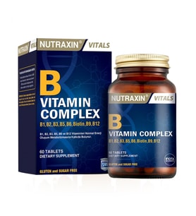 Nutraxin B Vitamin Complex - B Vitamini Takviyesi 60 Tablet