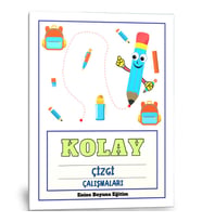 Kolay Çizgi Çalışmaları YAZ SİL Kitabı