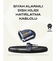 Çift Modlu 110db Alarmlı Disk Kilidi Suya Dayanıklı