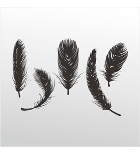 Folyo Sticker Tüy 160cm Uzunluk (Karışık)