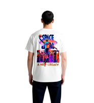 Erkek Basketbol Uzay Teması Baskılı Tişört Tune Squad A New Legacy Dinamik Spor Tasarımı Günlük