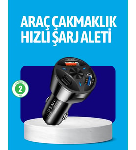Northcity 55W Güçlü Araç Şarj Cihazı - Power Delivery ve Hızlı Şarj Desteği