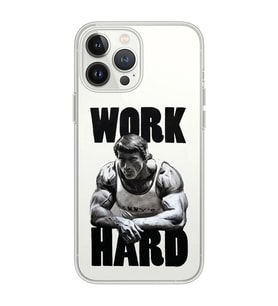 Iphone 12 PRO Uyumlu Arnold Fitness Tasarımlı Şeffaf Telefon Kılıfı