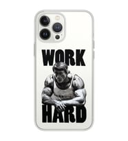 Iphone 12 PRO Uyumlu Arnold Fitness Tasarımlı Şeffaf Telefon Kılıfı