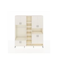 Hyperion Dolap 18 Raflı 8 Kapaklı Tek Askılı 220x44x243 Aytaşı-Aytaşı/Aytaşı
