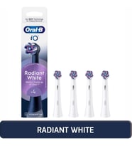 Oral-B iO Radiant White Beyaz Diş Fırçası Yedek Başlığı 4 Adet