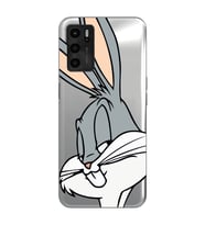 Oppo A55 Uyumlu Bugs Bunny Desenli Şeffaf Telefon Kılıfı